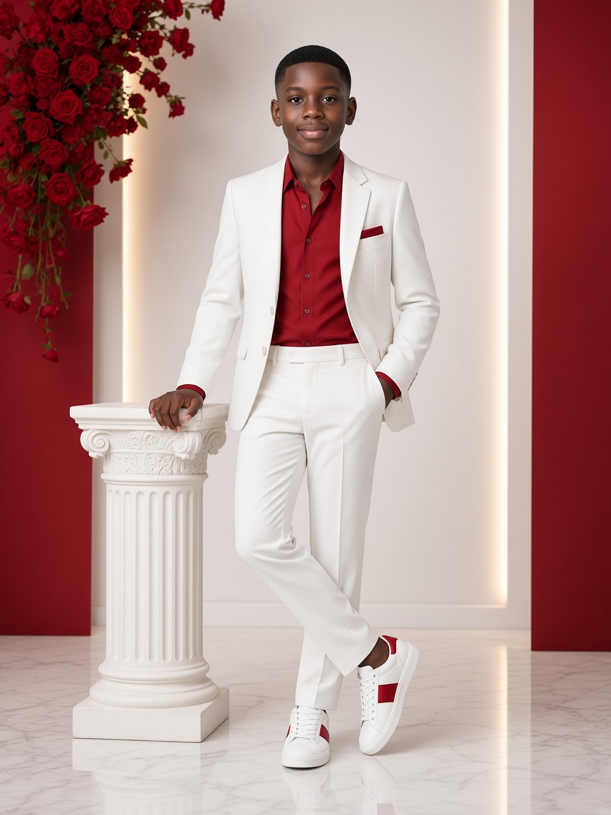 Aperçu du style Costume blanc studio