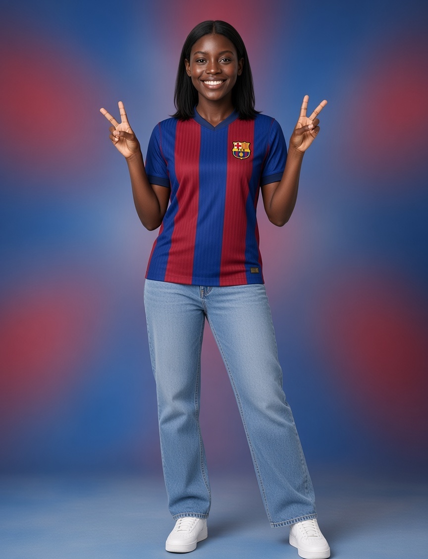 Aperçu du style Maillot Barcelone 26/27 — Femme
