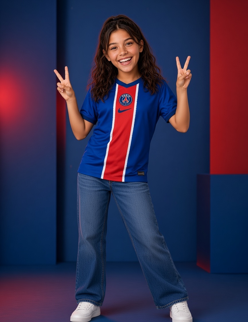 Aperçu du style Maillot PSG 26/27 — Enfant