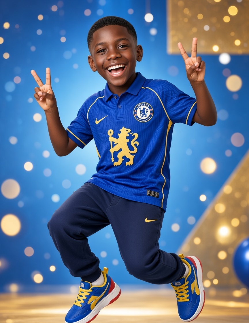 Aperçu du style Maillot Chelsea 26/27 — Enfant
